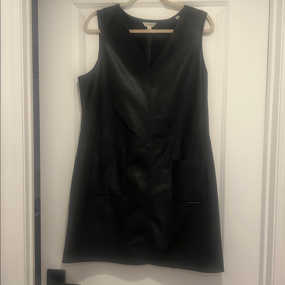 Max Studio Sleek Black Mini Dress